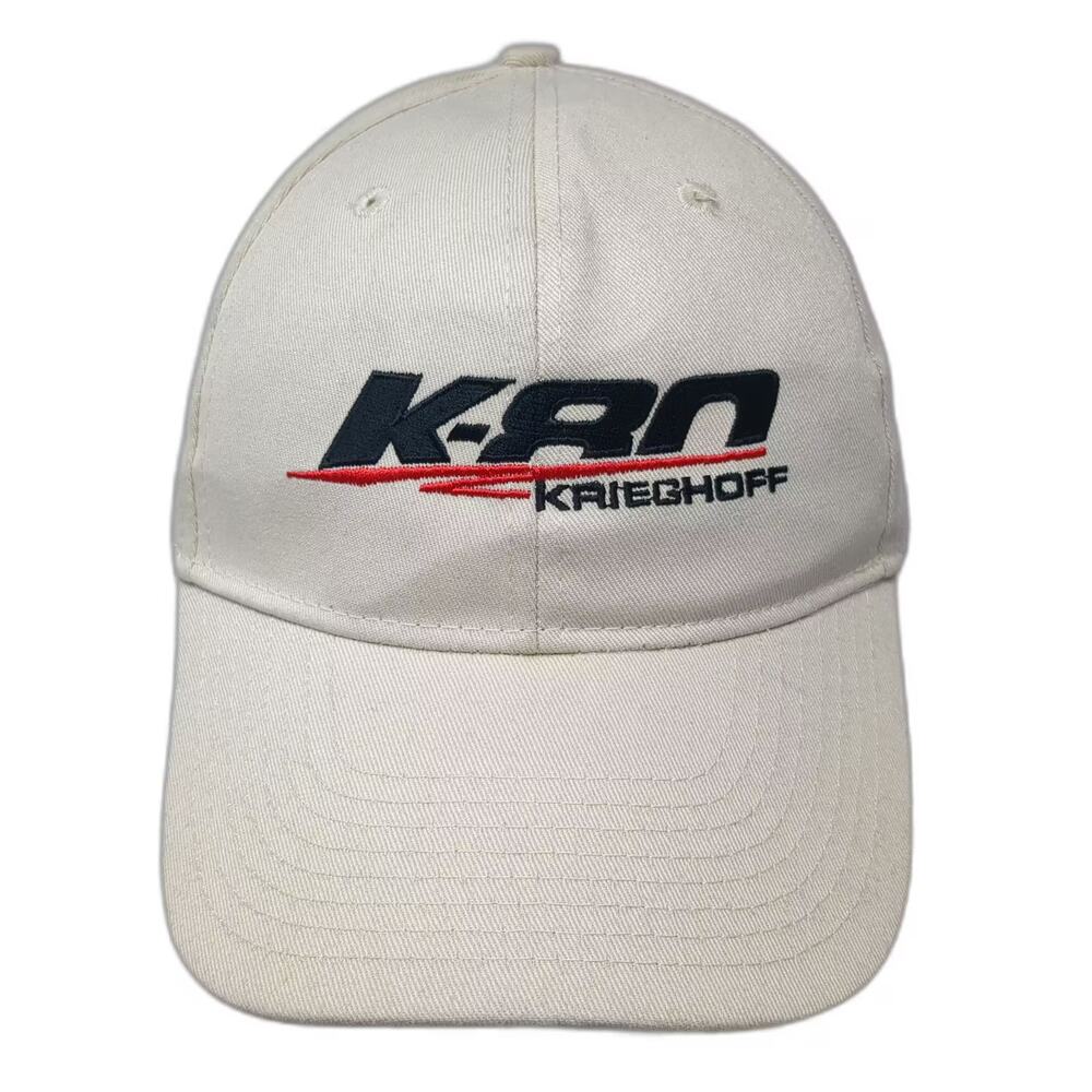 Hit Baseball Cap Beige Black OS Strapback Adjustable Embroidered Krieghoff Hat